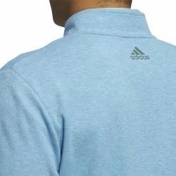 ADIDAS 3-Stripe 1/4 Zip Layering -golf ball Shop adidas 3 stripe 1 4 zip layering hazy blue 04 09308.1677086416