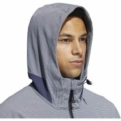 ADIDAS AdiCross Elements Rain Jacket -golf ball Shop adidas adicross elements rain jacket collegiate navy white 05 25205.1632928850