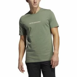 ADIDAS AdiCross Graphic Tee -golf ball Shop adidas adicross graphic tee natural green 01 12010.1632321209