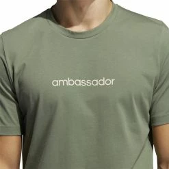 ADIDAS AdiCross Graphic Tee -golf ball Shop adidas adicross graphic tee natural green 03 31679.1632321210