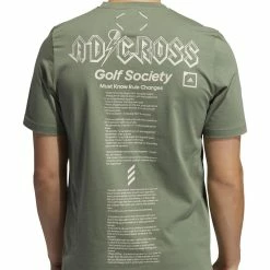 ADIDAS AdiCross Graphic Tee -golf ball Shop adidas adicross graphic tee natural green 04 30471.1632321210