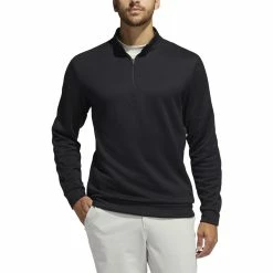 ADIDAS AdiCross Quarter Zip 18 ADIDAS AdiCross Quarter Zip -golf ball Shop adidas adicross quarter zip black 01 12414.1659042526