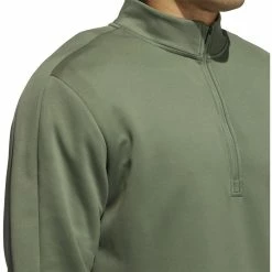 ADIDAS AdiCross Quarter Zip 24 ADIDAS AdiCross Quarter Zip -golf ball Shop adidas adicross quarter zip natural green 03 45681.1659042526
