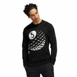 ADIDAS AdiCross Sweater -golf ball Shop adidas adicross sweater black 01 51579.1671653092