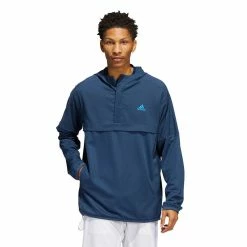 ADIDAS Anorak 1/2 Zip Pullover -golf ball Shop adidas anorak 1 2 zip pullover crew navy 01 42727.1676590616