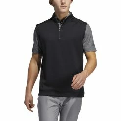 ADIDAS Club 1/4 Zip Vest 12 ADIDAS Club 1/4 Zip Vest -golf ball Shop adidas club 1 4 zip vest black 01 17389.1673906611