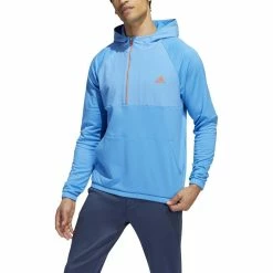ADIDAS Fleece Anorak 1/4 Zip -golf ball Shop adidas fleece anorak 1 4 zip pulse blue 01 29474.1673901358