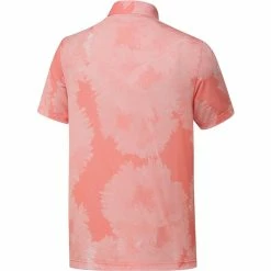 ADIDAS Flower Mesh Polo -golf ball Shop adidas flower mesh polo coral fusion white 02 63368.1679064483