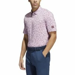 ADIDAS Go-To Camo Print Polo 24 ADIDAS Go-To Camo Print Polo -golf ball Shop adidas go to camo print polo quiet crimson bliss lilac 01 68647.1673907346