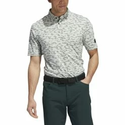 ADIDAS Go-To Camo Print Polo 32 ADIDAS Go-To Camo Print Polo -golf ball Shop adidas go to camo print polo shadow green linen green 01 22638.1673902588