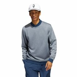 ADIDAS Go-To Crewneck Pullover -golf ball Shop adidas go to crewneck pullover crew navy grey three 01 13527.1676586999