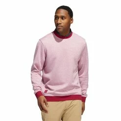 ADIDAS Go-To Crewneck Pullover -golf ball Shop adidas go to crewneck pullover legacy burgundy almost pink 01 46523.1676597766