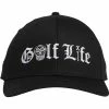 ADIDAS Golf Life Hat -golf ball Shop adidas golf life hat black 01 52870.1632938885