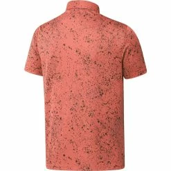 ADIDAS Jacquard Polo -golf ball Shop adidas jacquard polo coral fusion olive strata 02 85980.1678474986