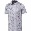 ADIDAS Jacquard Polo -golf ball Shop adidas jacquard polo white black 01 12399.1678474983