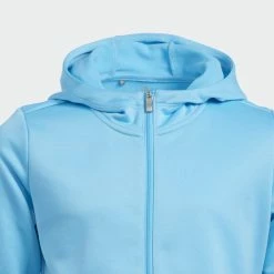 ADIDAS Junior Girls Novelty Hoodie -golf ball Shop adidas junior girls novelty hoodie bright cyan 03 29313.1631897470