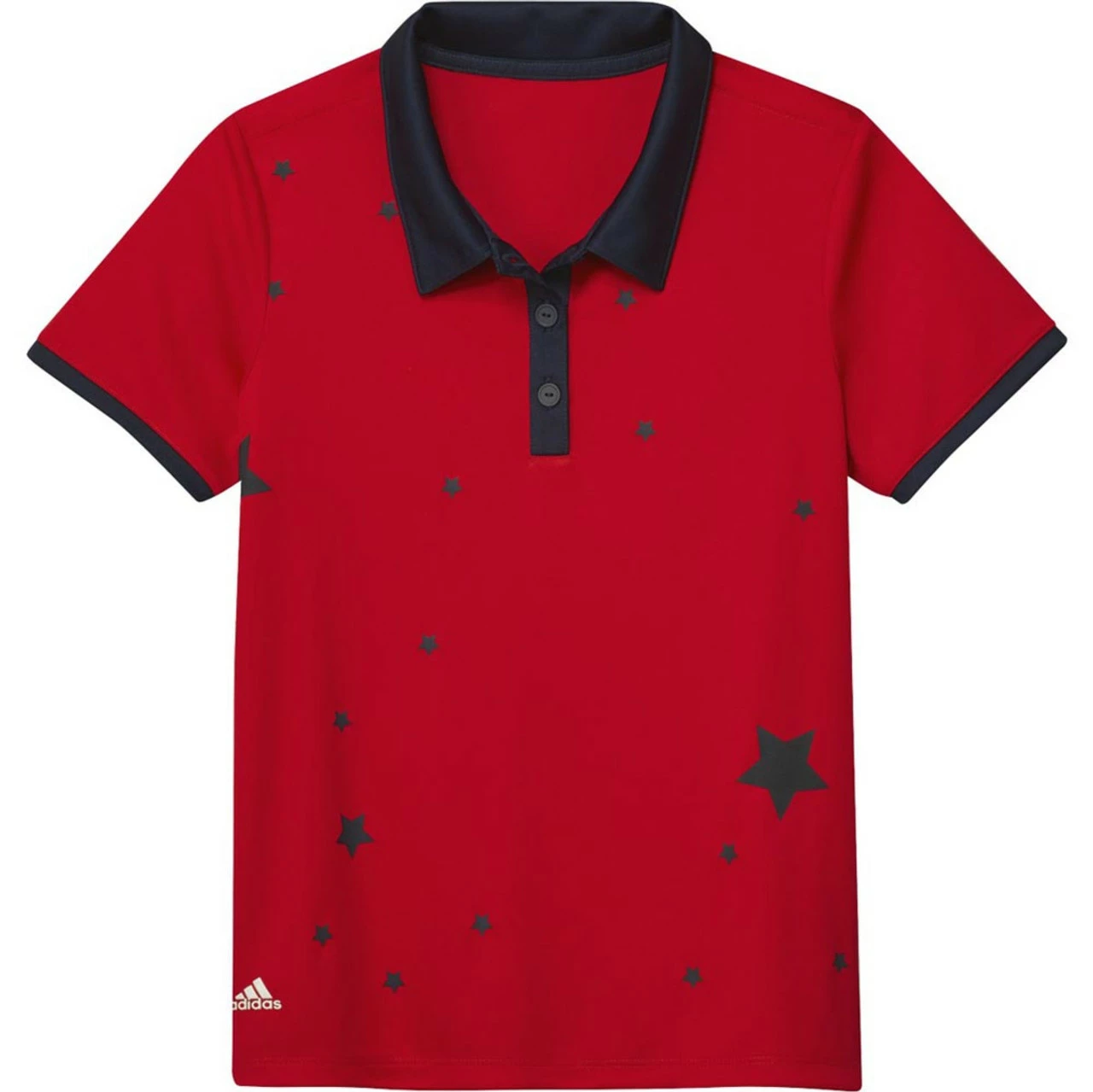 ADIDAS Junior Girls Printed Polo 3 ADIDAS Junior Girls Printed Polo