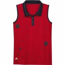 ADIDAS Junior Girls Printed Sleeveless Polo