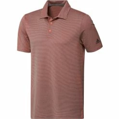 ADIDAS Ottoman Pencil Stripe Polo -golf ball Shop adidas ottoman pencil stripe polo coral fusion grey six 01 70431.1679079689