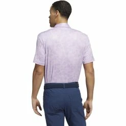 ADIDAS Prisma Print Polo -golf ball Shop adidas prisma print polo bliss lilac purple glow 02 44418.1673906198