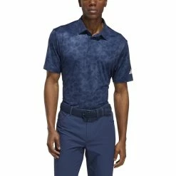ADIDAS Prisma Print Polo -golf ball Shop adidas prisma print polo crew navy night indigo 01 44814.1673903285
