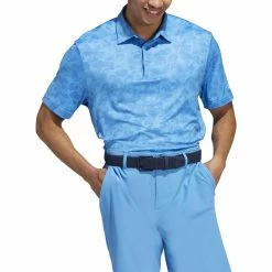 ADIDAS Prisma Print Polo -golf ball Shop adidas prisma print polo pulse blue super blue 01 34427.1673906580