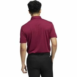 ADIDAS Spacedye Stripe Polo -golf ball Shop adidas spacedye stripe polo legacy burgundy black 02 31764.1647963243