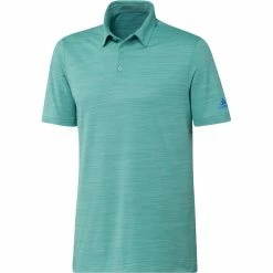 ADIDAS Spacedye Stripe Polo -golf ball Shop adidas spacedye stripe polo semi mint rush blue rush 01 75170.1647963243