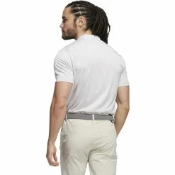 ADIDAS Texture Stripe Polo -golf ball Shop adidas texture stripe polo clear brown white 02 65927.1673902573