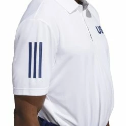 ADIDAS Ultimate365 USA Golf Solid Polo -golf ball Shop adidas ultimate 365 usa golf solid polo white 04 14201.1659043263