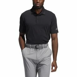 ADIDAS Ultimate365 Solid Polo - 2022 -golf ball Shop adidas ultimate365 solid polo 2022 black 01 78882.1673903790