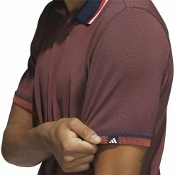 ADIDAS Ultimate365 Tour Primeknit Polo 12 ADIDAS Ultimate365 Tour Primeknit Polo -golf ball Shop adidas ultimate365 tour primeknit polo collegiate navy preloved red 04 35658.1677085980