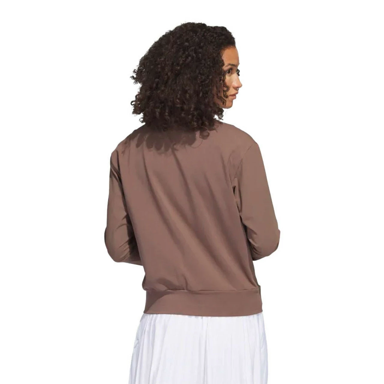 ADIDAS Women's 1/4 Zip Jacket 4 ADIDAS Women's 1/4 Zip Jacket - Image 2