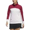 ADIDAS Women's Colorblock Quarter Snap Jacket -golf ball Shop adidas womens colorblock quarter snap jacket almost pink 01 43479.1676594591