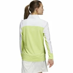 ADIDAS Women's Colorblock Quarter Snap Jacket 13 ADIDAS Women's Colorblock Quarter Snap Jacket -golf ball Shop adidas womens colorblock quarter snap jacket pulse lime 02 17412.1676584750