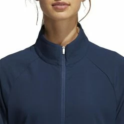 ADIDAS Women's Essentials Full Zip Jacket -golf ball Shop adidas womens essentials full zip jacket crew navy 03 61615.1633103096