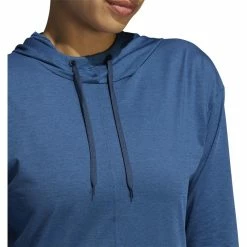 ADIDAS Women's Essentials Heathered Hoodie 16 ADIDAS Women's Essentials Heathered Hoodie -golf ball Shop adidas womens essentials heathered hoodie crew navy 03 79614.1633103434