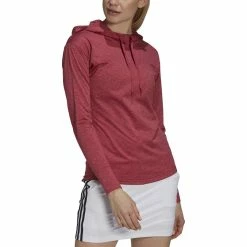 ADIDAS Women's Essentials Heathered Hoodie 18 ADIDAS Women's Essentials Heathered Hoodie -golf ball Shop adidas womens essentials heathered hoodie wild pink 01 89332.1633103433
