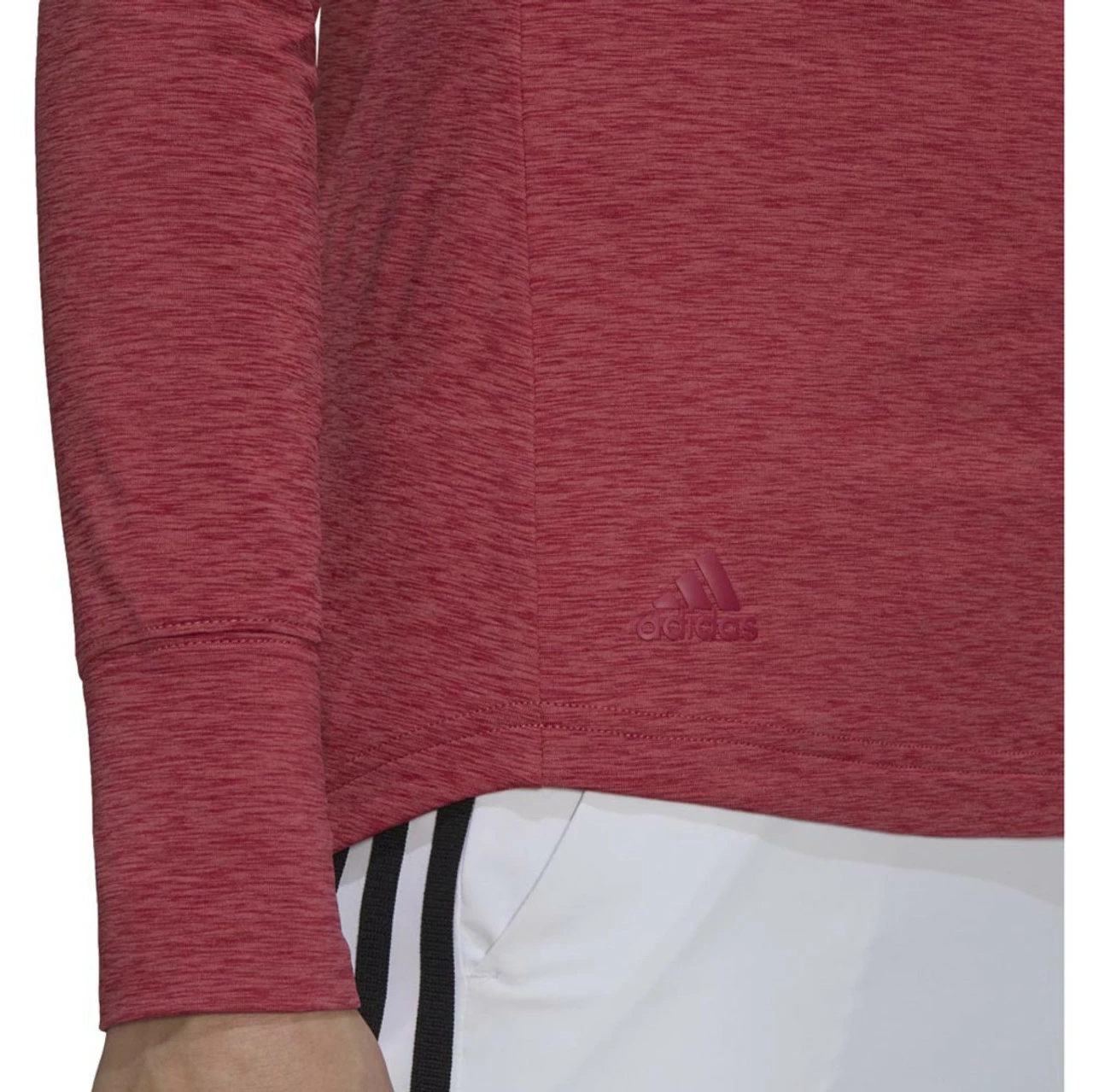 ADIDAS Women's Essentials Heathered Hoodie 9 ADIDAS Women's Essentials Heathered Hoodie - Image 7