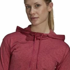 ADIDAS Women's Essentials Heathered Hoodie 21 ADIDAS Women's Essentials Heathered Hoodie -golf ball Shop adidas womens essentials heathered hoodie wild pink 04 79861.1633103434