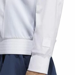 ADIDAS Women's Go-To Knit Woven Pullover -golf ball Shop adidas womens go to knit woven pullover white 04 49101.1647971840