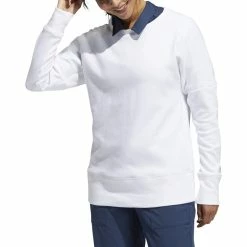 ADIDAS Women's Go-To Sweatshirt 22 ADIDAS Women's Go-To Sweatshirt -golf ball Shop adidas womens go to sweatshirt white 01 56960.1639065673
