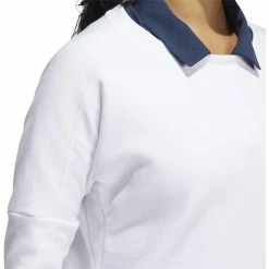 ADIDAS Women's Go-To Sweatshirt 25 ADIDAS Women's Go-To Sweatshirt -golf ball Shop adidas womens go to sweatshirt white 04 36169.1639065673
