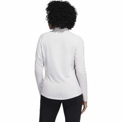 ADIDAS Women's HEAT.RDY Mock -golf ball Shop adidas womens heat rdy mock almost pink 02 62062.1676593958