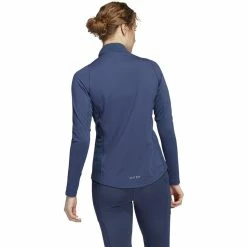 ADIDAS Women's HEAT.RDY Mock -golf ball Shop adidas womens heat rdy mock crew navy 02 80103.1676598415