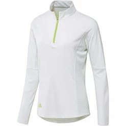 ADIDAS Women's HEAT.RDY Mock -golf ball Shop adidas womens heat rdy mock white 01 83055.1676594318