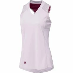 ADIDAS Women's HEAT.RDY Sleeveless Polo 10 ADIDAS Women's HEAT.RDY Sleeveless Polo -golf ball Shop adidas womens heat rdy sleeveless polo almost pink 01 89227.1676595807