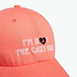 ADIDAS Women's I'm Not The Cart Girl Hat -golf ball Shop adidas womens im not the cart girl hat semi turbo 02 77651.1647529496
