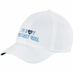 ADIDAS Women's I'm Not The Cart Girl Hat -golf ball Shop adidas womens im not the cart girl hat white 01 41488.1647529496