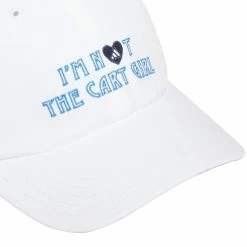 ADIDAS Women's I'm Not The Cart Girl Hat -golf ball Shop adidas womens im not the cart girl hat white 02 58073.1647529495